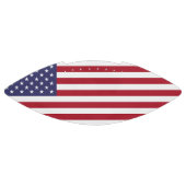 Patriottisch Amerikaans football met vlag van de (Paneel)