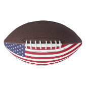 Patriottisch Amerikaans football met vlag van de (Voorkant)