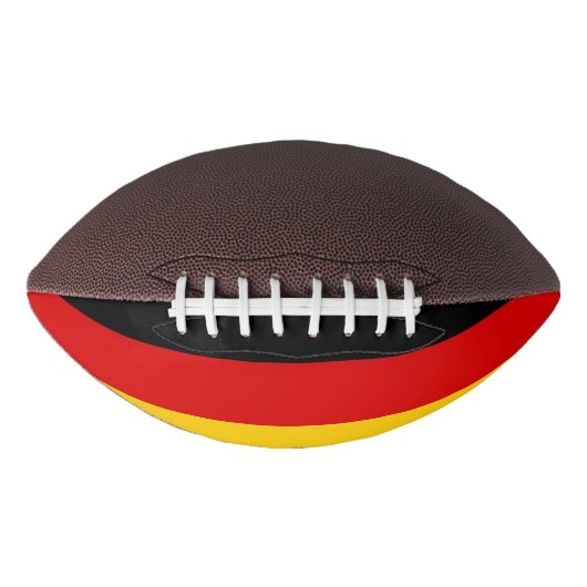 Patriottisch Amerikaans football met vlag van Duit (Voorkant)