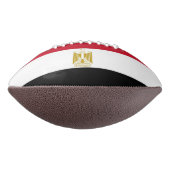 Patriottisch Amerikaans football met vlag van Egyp (Gedraaid 270)