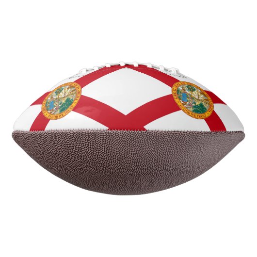 Patriottisch Amerikaans football met vlag van Flor (Gedraaid 270)