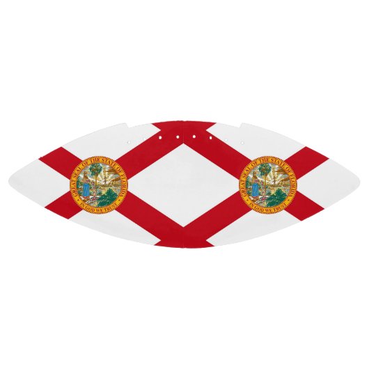 Patriottisch Amerikaans football met vlag van Flor (Paneel)