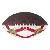 Patriottisch Amerikaans football met vlag van Flor (Voorkant)