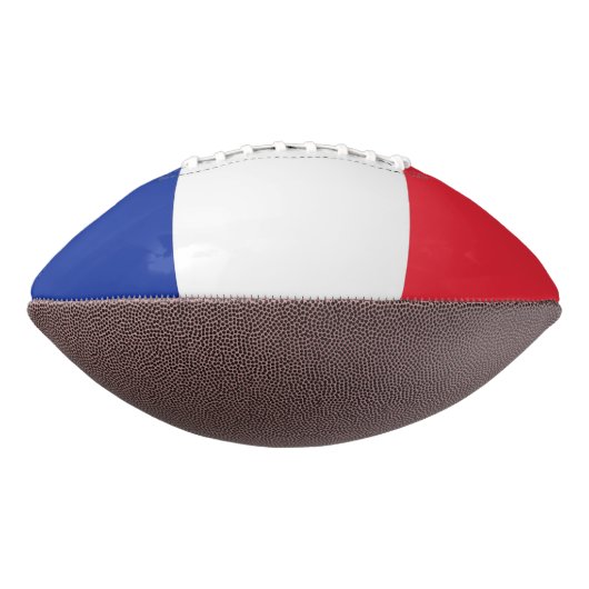 Patriottisch Amerikaans football met vlag van Fran (Gedraaid 270)