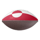 Patriottisch Amerikaans football met vlag van Groe (Gedraaid 270)