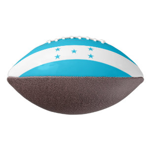 Patriottisch Amerikaans football met vlag van Hond