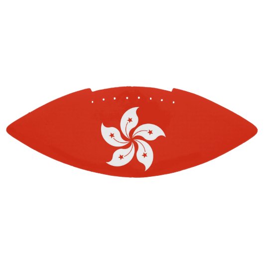 Patriottisch Amerikaans football met vlag van Hong (Paneel)