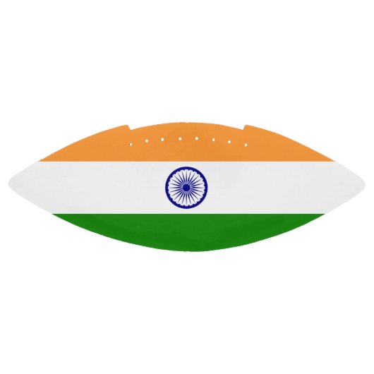 Patriottisch Amerikaans football met vlag van Indi (Paneel)