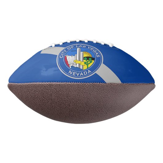 Patriottisch Amerikaans football met vlag van Las  (Gedraaid 270)
