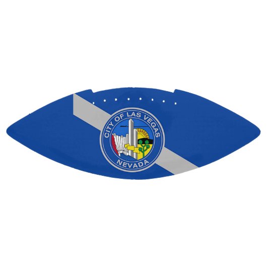 Patriottisch Amerikaans football met vlag van Las  (Paneel)