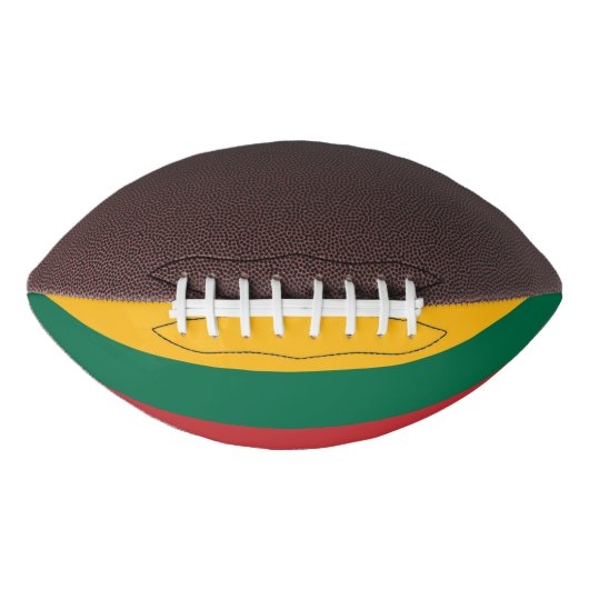 Patriottisch Amerikaans football met vlag van Lito (Voorkant)