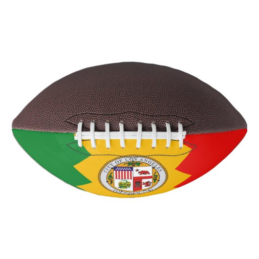 Patriottisch Amerikaans football met vlag van Los  (Voorkant)
