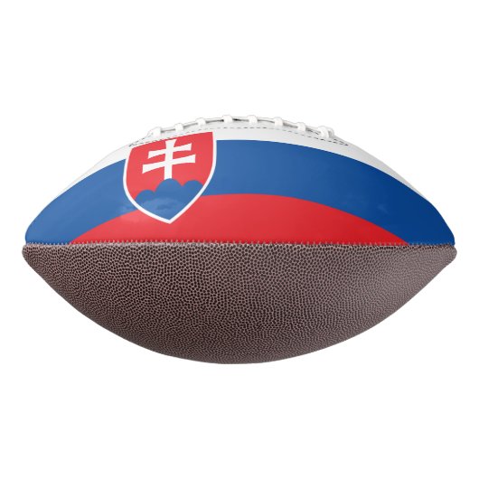 Patriottisch Amerikaans football met vlag van Slow (Gedraaid 270)