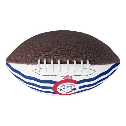 Patriottisch-amerikaans football vlag van Cincinna (Voorkant)