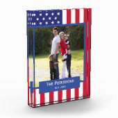 Patriottisch Amerikaans fotoblok (Links)