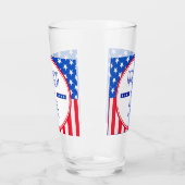 Patriottisch Amerikaans Glas (Links)