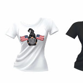 Patriottisch Amerikaans Gnome Mannen T-Shirt