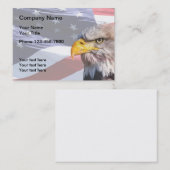 Patriottisch Amerikaans groots formaat Visitekaartje (Voorkant / Achterkant)