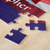 Patriottisch Amerikaans Icon foto template Legpuzzel (Zijkant)