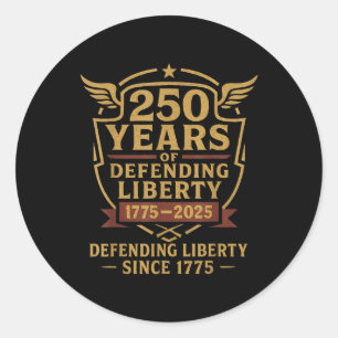 Patriottisch Amerikaans Leger Amerikaanse Militair Ronde Sticker