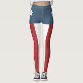Patriottisch Amerikaans Leggings (Voorkant)