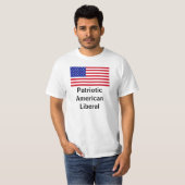 Patriottisch Amerikaans liberaal (oorspronkelijke T-shirt (Voorkant volledig)
