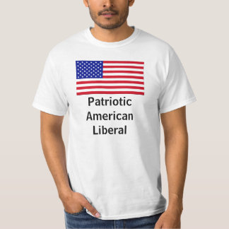 Patriottisch Amerikaans liberaal (oorspronkelijke  T-shirt