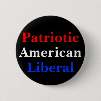 Patriottisch Amerikaans liberaal Ronde Button 5,7 Cm