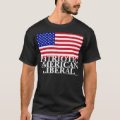 Patriottisch Amerikaans liberaal T-shirt (Voorkant)