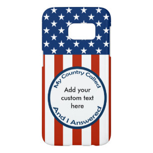[Patriottisch Amerikaans] Militaire Veteraan Mijn  Samsung Galaxy S7 Hoesje