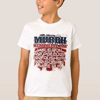 Patriottisch Amerikaans-Murph Memorial Day Workout T-shirt