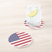 Patriottisch Amerikaans Onderzetter voor de Drink  (Zijkant)