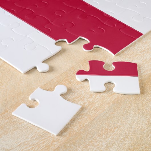 Patriottisch Amerikaans Rood Wit Blauw Aangepast M Legpuzzel (Zijkant)