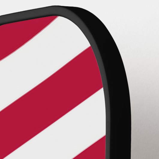 Patriottisch Amerikaans Rood Wit Blauw Aangepast M Pickleball Paddle (Links Detail)