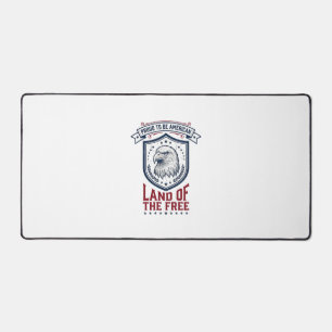 Patriottisch Amerikaans Schild Adelaar Vintage T-s Bureaumat