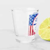 Patriottisch Amerikaans Shot Glas (Links)