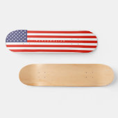 Patriottisch Amerikaans skateboarddek Persoonlijk Skateboard (Horizontaal)