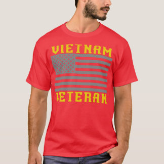 Patriottisch Amerikaans soldaat Proud Vietnam Vete T-shirt
