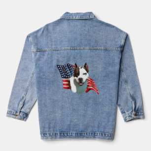 Patriottisch Amerikaans Staffordshire Denim Jacket