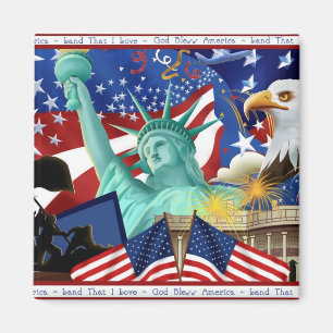 Patriottisch Amerikaans symbool Magnet Favors