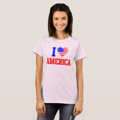 Patriottisch Amerikaans T-shirt (Voorkant volledig)