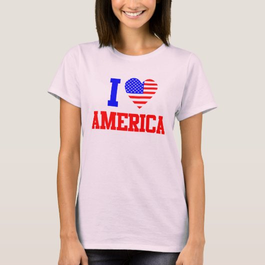 Patriottisch Amerikaans T-shirt (Voorkant)