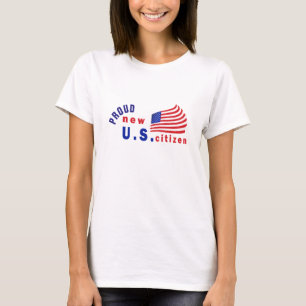 Patriottisch Amerikaans T-shirt, trotse nieuwe Ame T-shirt