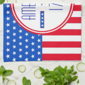 Patriottisch Amerikaans Theedoek (Gevouwen)