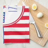 Patriottisch Amerikaans Theedoek (Quarter Fold)
