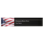 Patriottisch Amerikaans thema Naambordje (Voorkant)