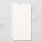 Patriottisch Amerikaans Veteraan Funeral Bedankkaart (Achterkant)