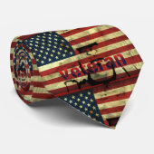 Patriottisch Amerikaans Veteraan Stropdas (Opgerold)