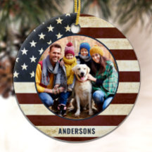  Patriottisch Amerikaans Vlag Aangepast 2 Foto