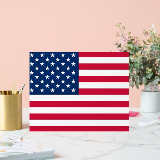 Patriottisch Amerikaans Vlag Acryl Teken Acryl Bord (Huwelijk)
